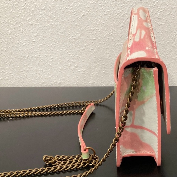 Kurt Geiger London Bond Top Handle Pink and Green Women's Bag NWT - Picture 6 of 12